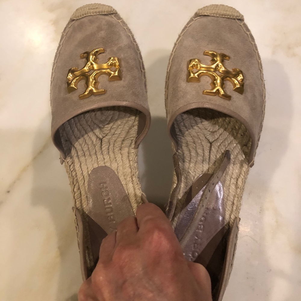 Tory Burch Suede Espadrille  8.5
